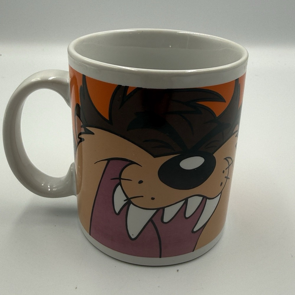 Vintage Taz Mug -Tasmanian Devil Mug Warner Bros Looney Tunes Gibson 1998